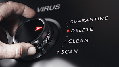 Securepoint Antivirus Pro protects your corporate IT Controller against computer virus is turned to Delete