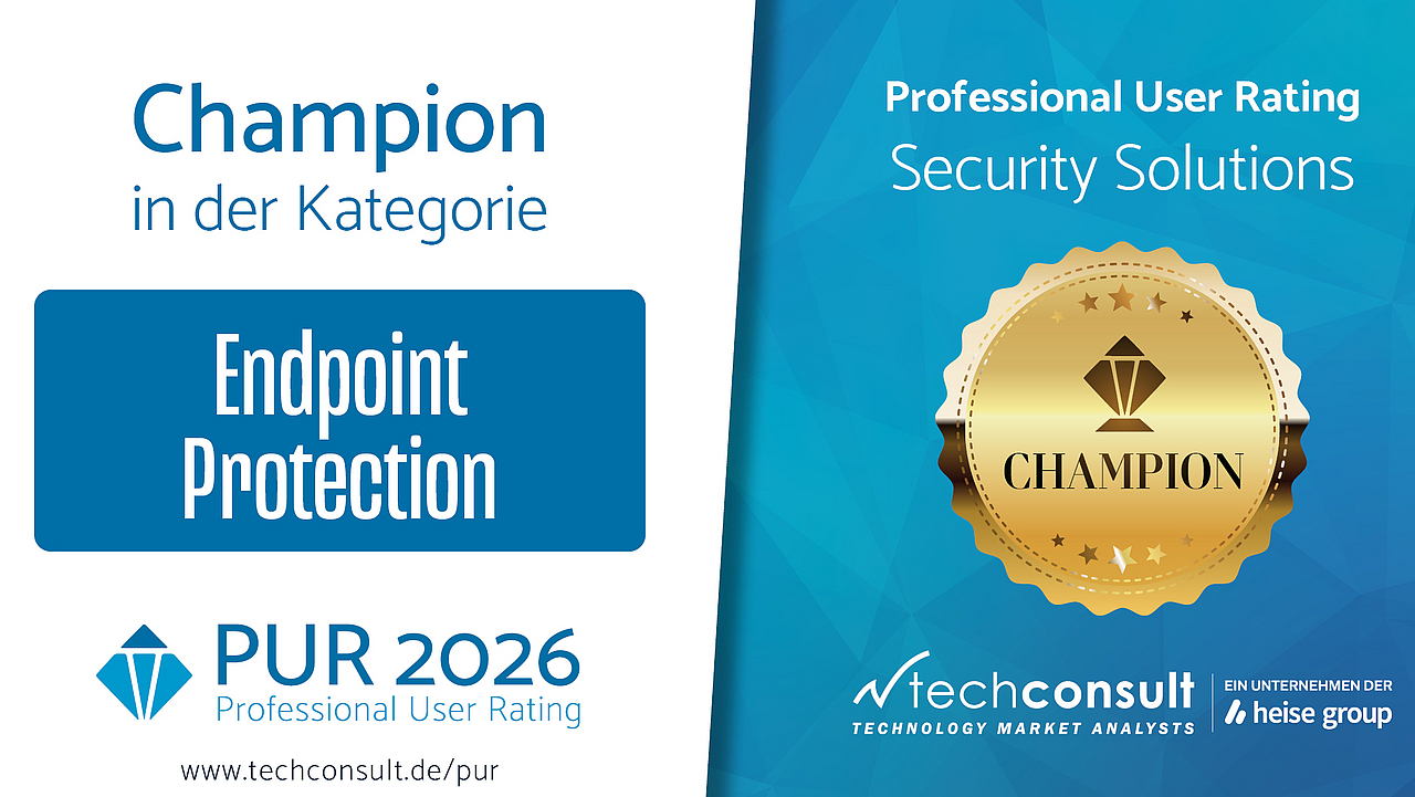 Champion 'Endpoint Protection' 2026 Award: PUR Champion 'Endpoint Protection' 2026