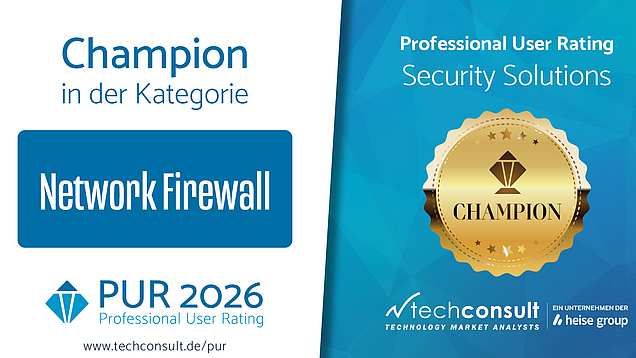 Champion 'Network Firewall' - PUR 2026 Award: PUR Champion 'Network Firewall' 2026