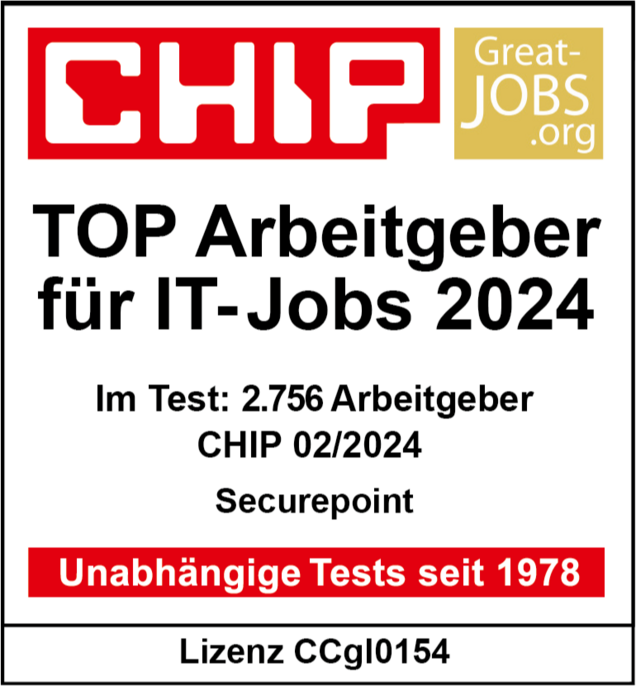 CHIP-Auszeichnung als TOP Arbeitgeber für IT-Jobs 2024