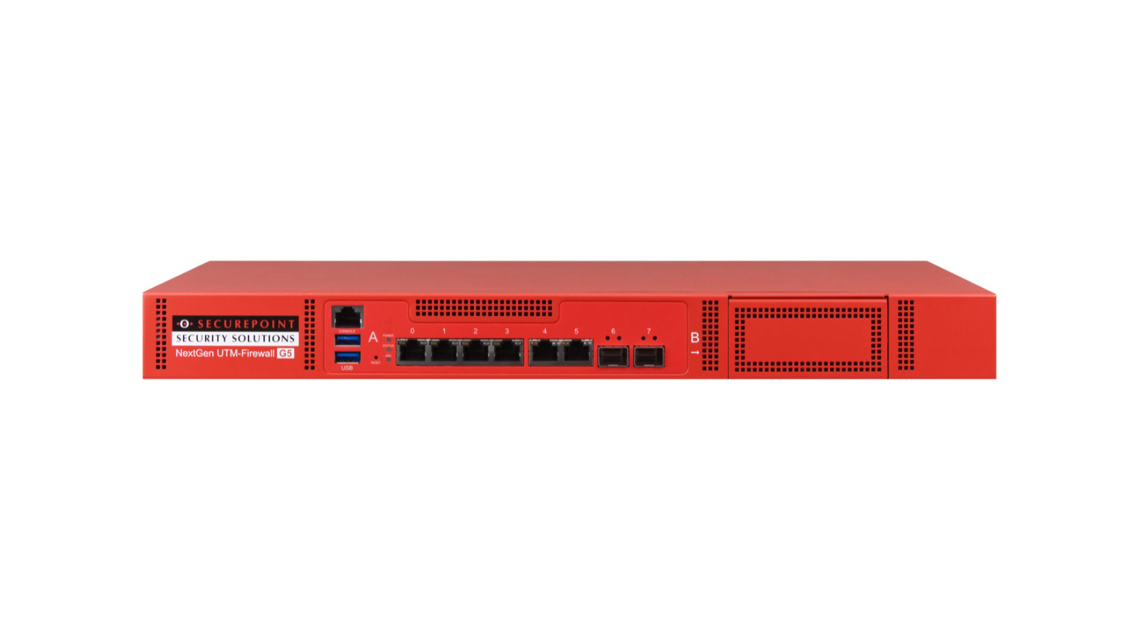 Frontansicht der Securepoint RC300S G5 UTM-Firewall